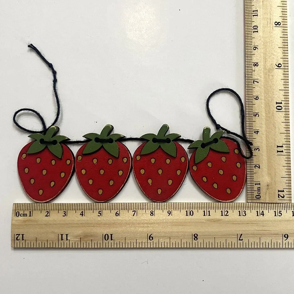 Handmade Tiered Tray Decor Summer Is My Jam 9 pieces Strawberries Vintage Truck - Picture 3 of 9